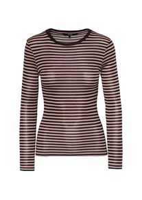 Véro Moda VERO MODA, Damen Shirt 'VITA', Rosa / Rosé / Schwarz