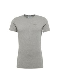 Pepe Jeans, Herren Schlichtes Shirt 'ORIGINAL BASIC S/S', Graumeliert