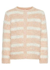 name it, M&auml;dchen Cardigan, Apricot / Wei&szlig;