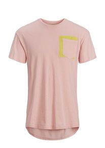 Jack & Jones JACK & JONES, Herren T-Shirt 'Pop Colour', Gelb / Rosa