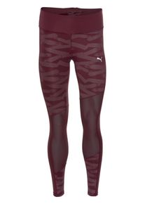 Puma, Damen Funktionstights 'ALWAYS ON GRAPHIC', Bordeaux / Silber