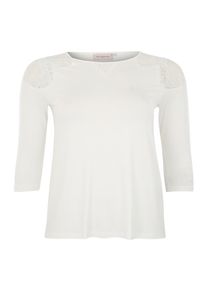 Only Carmakoma, Damen Shirt 'MONIS', Naturwei&szlig;