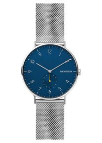 Skagen, Herren Uhr 'SKW6468', Blau / Gelb / Silber
