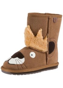 Emu AUSTRALIA, Winterstiefel 'LEO', Braun / Schwarz / Wei&szlig;