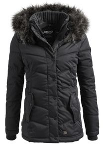Khujo, Damen Jacke 'WINSEN II', Anthrazit / Schwarz