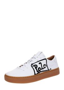 Polo Ralph Lauren, Damen Leder-Sneaker 'COURT 125', Schwarz / Weiß