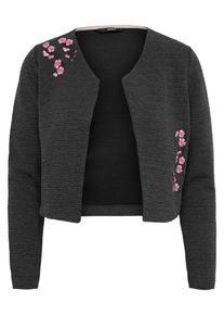Only, Damen Cardigan 'EMMI', Graumeliert / Altrosa