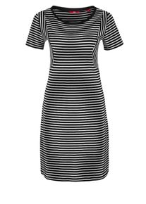 s.Oliver RED LABEL, Damen Kleid, Schwarz / Weiß