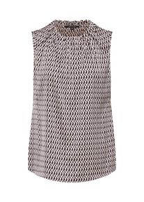 comma, Damen Top, Beige / Schwarz