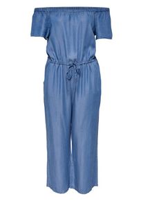 Only Carmakoma, Damen Jumpsuit, Blue Denim