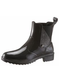 Rieker, Damen Chelsea-Gummistiefel, Schwarz