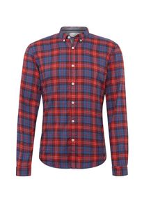 Tom Tailor Denim, Herren Hemd, Blau / Dunkelorange
