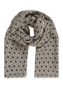 Unmade Copenhagen, Damen Schal 'Ciri', Beige / Schwarz