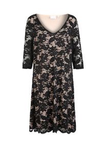 JUNAROSE, Damen Kleid 'Jrlaurine', Beige / Schwarz