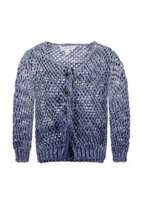 bellybutton, M&auml;dchen Strickjacke, Blau / Wei&szlig;