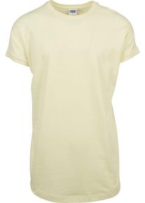 Urban Classics, Herren Long Shaped Turnup Tee, Pastellgelb