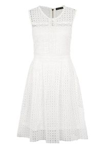 Apart, Damen Spitzenkleid, Wei&szlig;