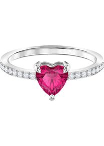 Swarovski, Damen Ring 'One, 5474941', Dunkelpink / Silber / Transparent
