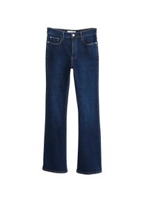 Mango, Damen Jeans 'Flare', Dunkelblau