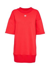 adidas originals, Damen Kleid 'Trefoil', Orangerot / Weiß