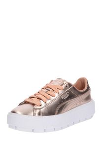 Puma, Damen Sneaker 'Basket Platform Trace Luxe', Koralle