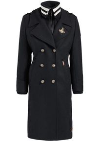 Khujo, Damen Mantel 'Birte with inner jacket', Schwarz