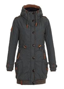 Naketano, Damen Winterjacke, Braun / Braunmeliert / Dunkelgrün