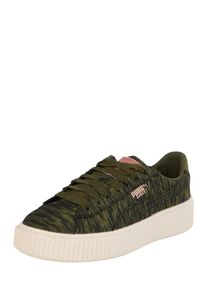 Puma, Damen Sneaker 'Basket Platform', Oliv