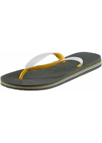Havaianas, Herren Zehensandalen 'BRASIL MIX', Oliv / Wei&szlig;