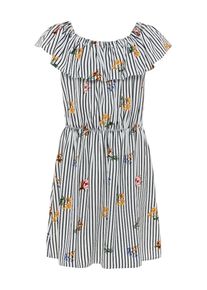 name it, Mädchen Kleid, Dunkelblau / Mischfarben / Weiß