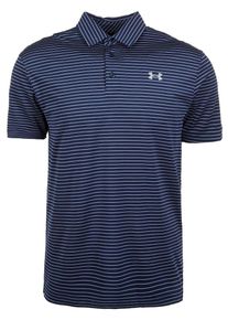 Under Armour, Herren Golfpolo 'Playoff', Dunkelblau / Grau