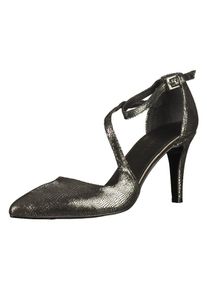 Tamaris, Damen Pumps, Schwarz / Silber