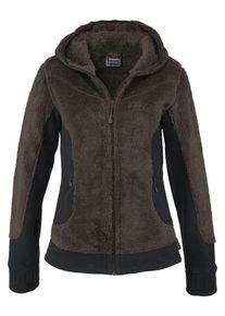 Jack Wolfskin, Damen Kodiak Fleecejacke, Kastanienbraun / Schwarz