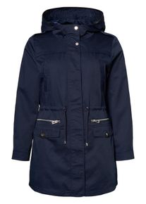 JUNAROSE, Damen Mantel Parka, Blau