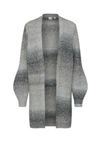 GAP, Damen Cardigan 'TEXTURE OPEN 3RD', Dunkelgrau