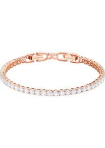 Swarovski, Damen Armband 'Tennis, 5464948', Rosegold / Transparent