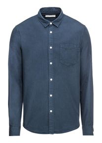 Pier One, Herren Hemd 'GMD Poplin Shirt', Dunkelblau