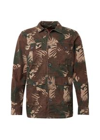 Tom Tailor, Herren Jacke, Braun / Hellbraun / Dunkelgrün