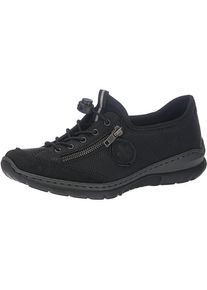Rieker, Damen Slipper, Schwarz