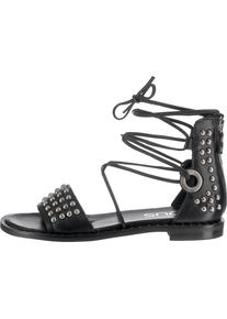 Mjus, Damen Time Klassische Sandalen, Schwarz