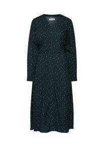 EDITED, Damen Kleid 'Sallie', Beige / Dunkelgrün