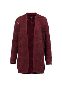 Only, Damen Cardigan 'HAVANA', Burgunder