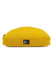 YOGISTAR.COM, Herren Meditationskissen - Halbmond, Gelb