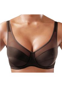 Petite Fleur, Damen Bügel-BH aus Microtouch-Material (2 Stück), Schoko / Weiß