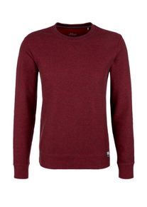 s.Oliver RED LABEL, Herren Longsleeve, Rotmeliert