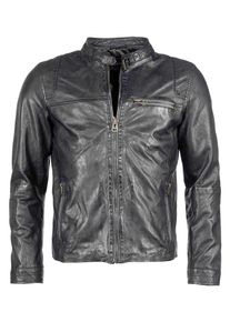 Maze, Herren Lederjacke 'Puckham', Basaltgrau