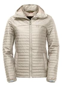 Jack Wolfskin, Damen Steppjacke 'CLARENVILLE JACKET', Eierschale