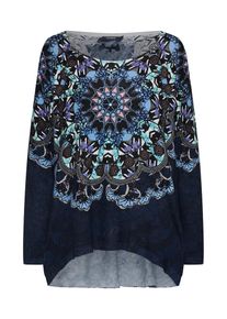 Desigual, Damen Pullover, Navy / Mischfarben
