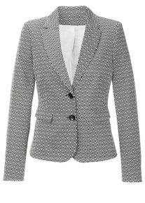 Peter Hahn, Damen Blazer, Schwarz / Wei&szlig;
