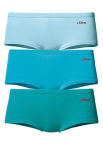 s.Oliver RED LABEL, Damen Hipsterpanty, s.Oliver (3 Stck.), Blau